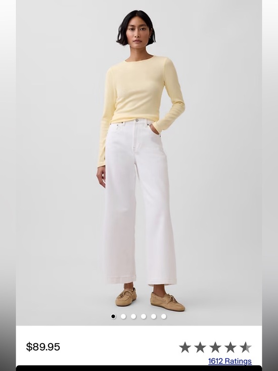 GAP Denim - Gap High-Rise, Wide-Leg Jeans